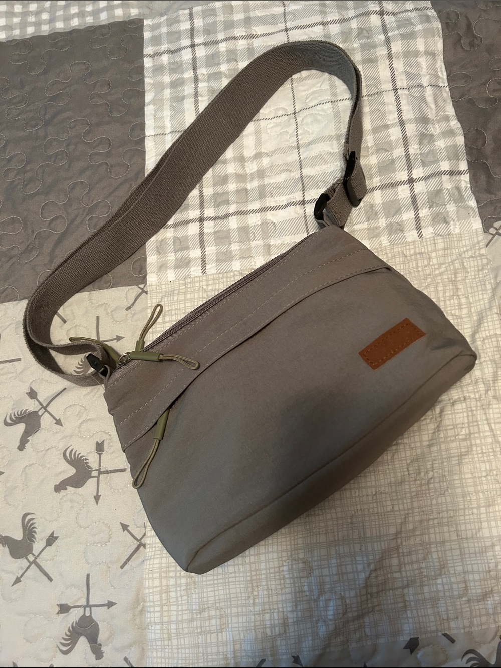 Gray Crossbody Bag - Picture 4 of 12